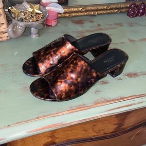 Urban outfitters tortoise Mules